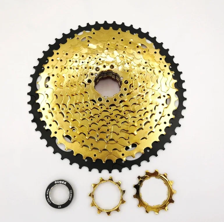 AT MTB Mountain Bike 12 Speed Groupset 1*12Speed Gold 4Kits With 11-52T Cassette