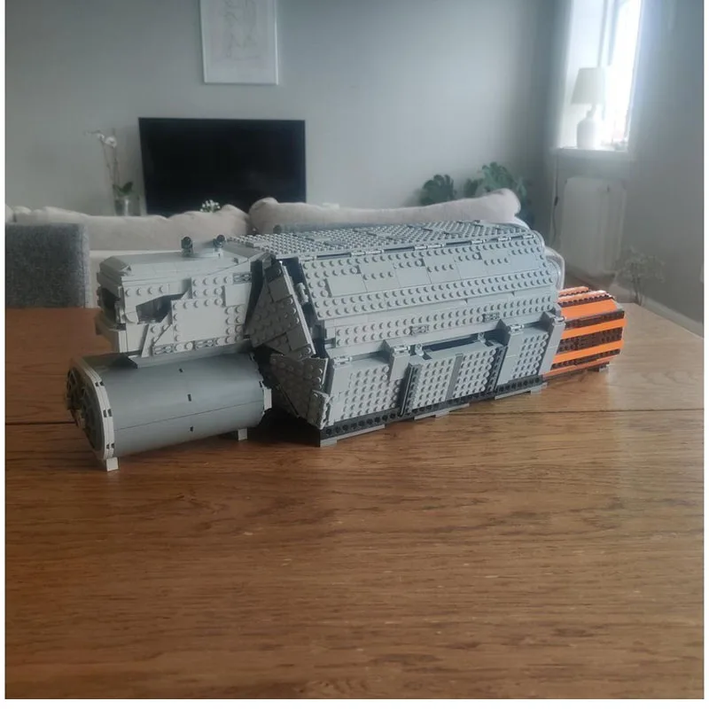 

MOC-178526Модель строительных блоков океанского тяжелого грузового корабля, 1616 деталей, креативная игрушка для мальчиков, детский подарок на день рождения и Рождество