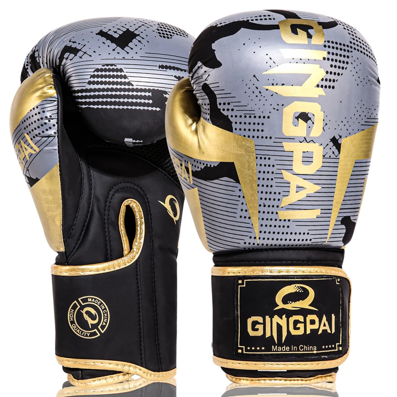 6 8 10 12oz Boxing Gloves PU Leather Muay Thai Guantes De Boxeo Free Fight MMA Sandbag Training Gloves For Men Women