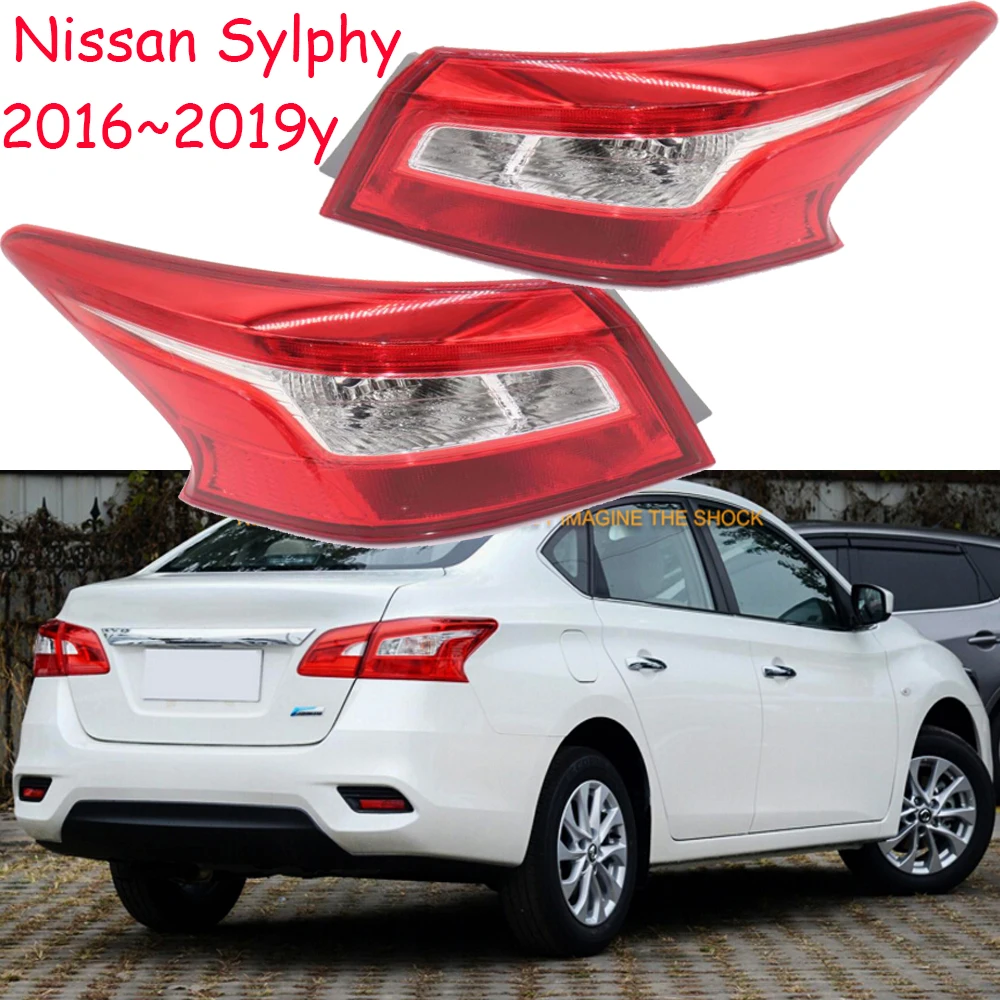 

1pcs car accessories bumper bluebird tail light for Nissan sylphy taillight Taillamp no bulb 2016~2019y for sylphy fog lamp