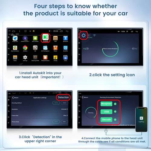 Imagen 2 del producto Carlinkit inalámbrico CarPlay para Android unidad principal de coche inalámbrico Android Auto Dongle pantalla de espejo Mirrorlink adaptador USB CCPW CCPA