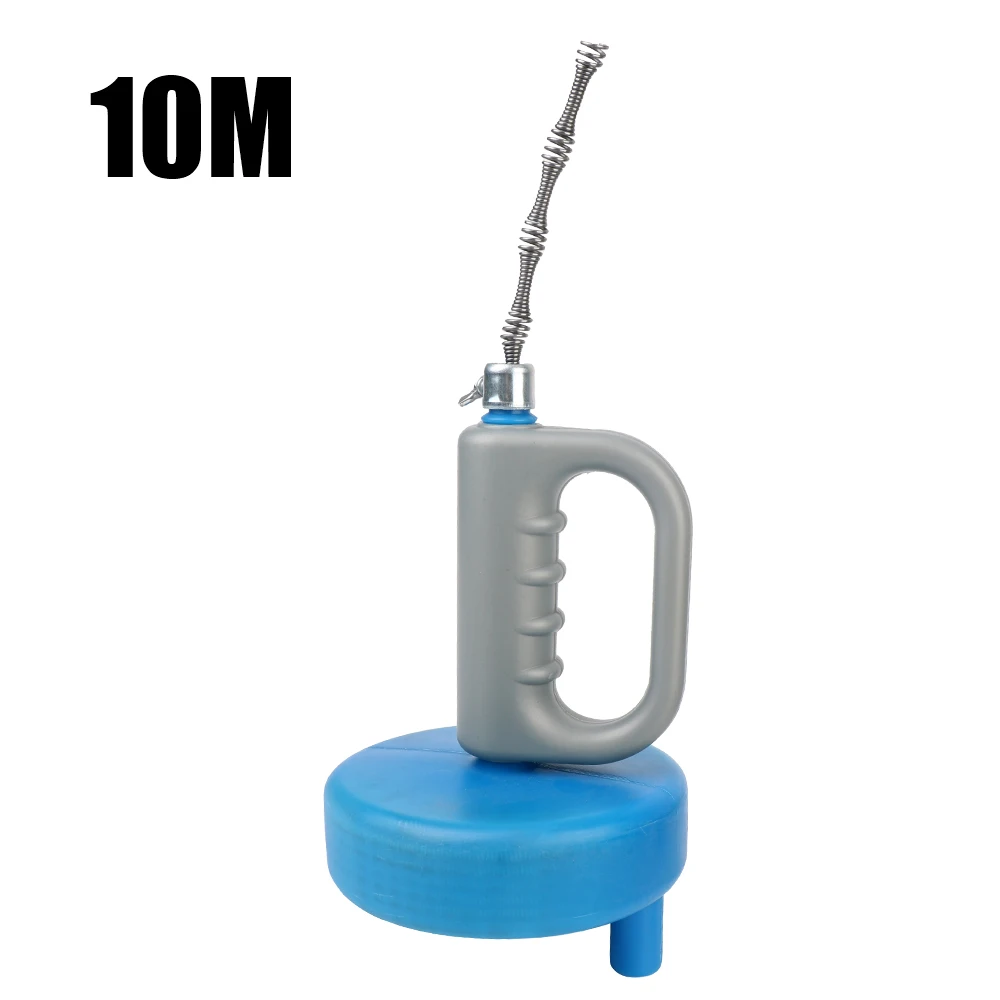 Sewer Pipe Plunger Dredge Toilet Sink Drain Unblocker Extendable 5/7/10 Meters Bathroom Kitchen Cleaning Tools Handheld