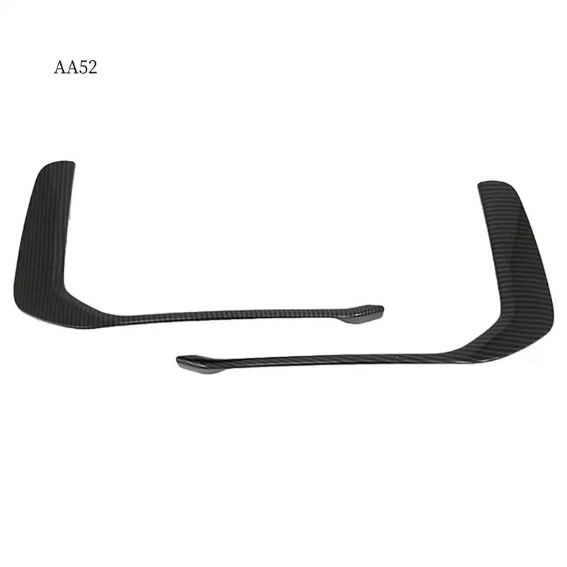

AS-Car Front Fog Lights Lamps Frame Cover Trim Decoration Stickers Exterior Parts Accessories For A6 C8 19-21 (Carbon )