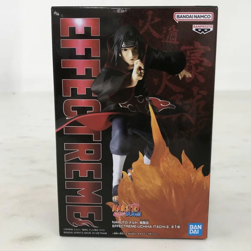 

BANDAI NAMCO BANPRESTO in stock Original Genuine NARUTO Shippuden EFFECTREME Uchiha Itachi Figure model PVC 13cm doll toy gift