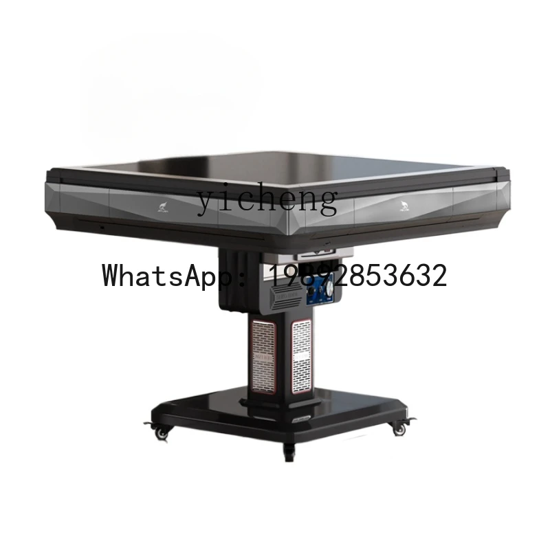 folding mahjong machine automatic household electric mahjong table dining table dual-purpose multi-function machine hemp