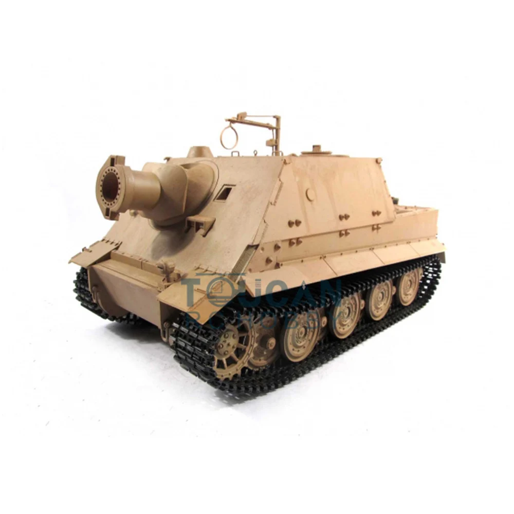 Mato 1/16 RC Metal Chassis Sturmtiger RTR Tank Infrared 6688 Strong Tiger W/ Battery Charger Speaker Simulation Model TH00683