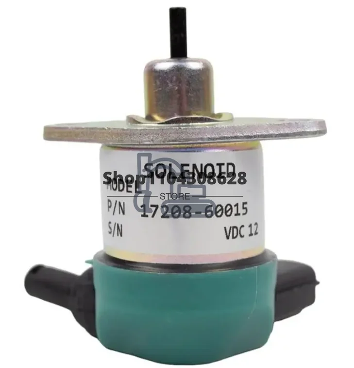 

12V 17208-60010 17208-60015 17208-60016 Stop Solenoid for Kubota D1005 D1105, D905 Fuel Shutdown Shut Off Solenoid