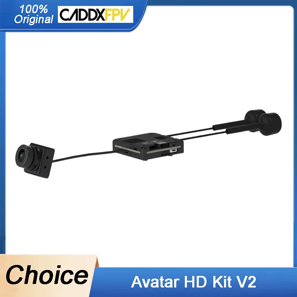 

Caddx Walksnail Avatar HD Kit V2 / Avatar HD Pro Kit (версия с двумя антеннами) Gyroflow + 32G для FPV Freestyle Drones DIY Запчасти