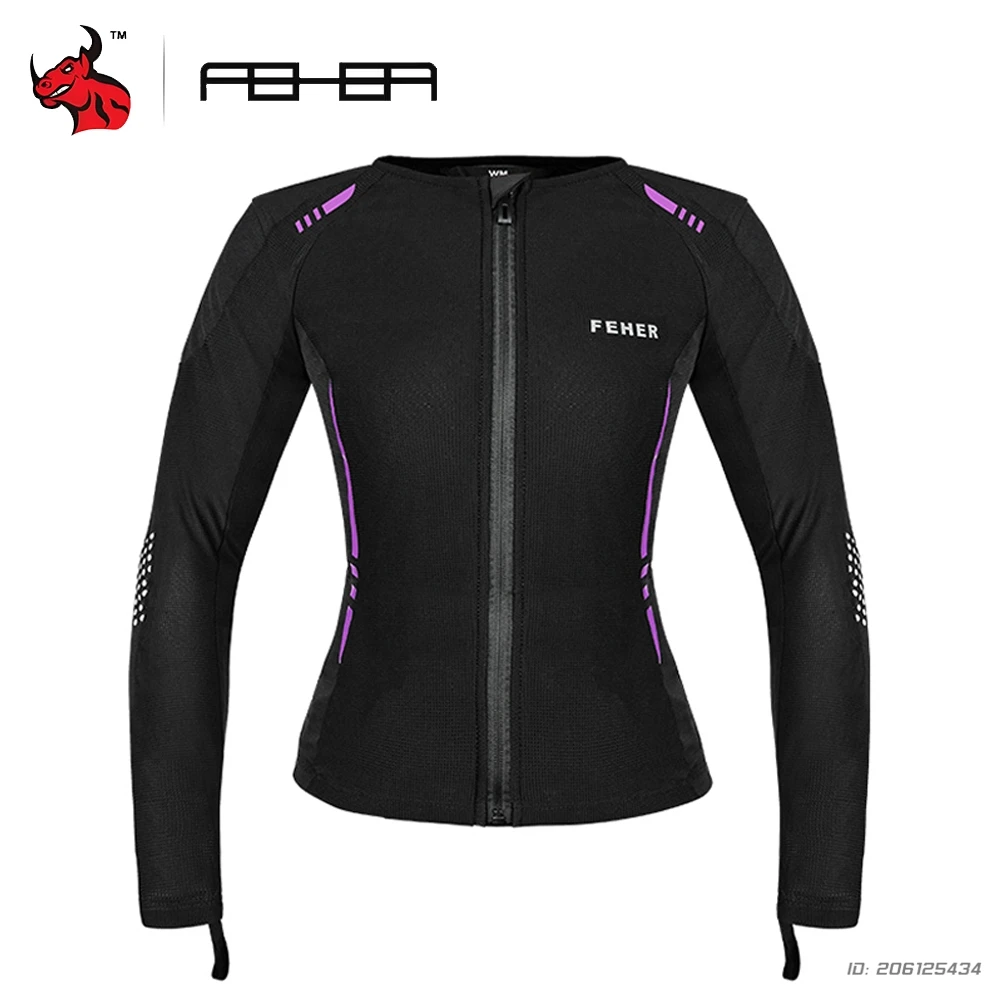 

Women Motorcycle Jacket Summer Biker Body Armor CE Certified Street Riding Jacket Elastic Female Sports Wear Motocross Clothes