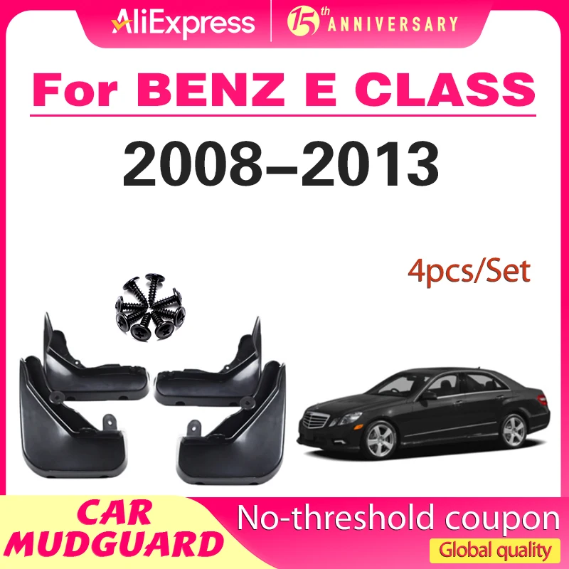 

For Mercedes Benz E Class E-Class W212 2008 2009 2010 2011 2013 Mudflaps Splash Guards Front Mud Flaps Rear Mudguards