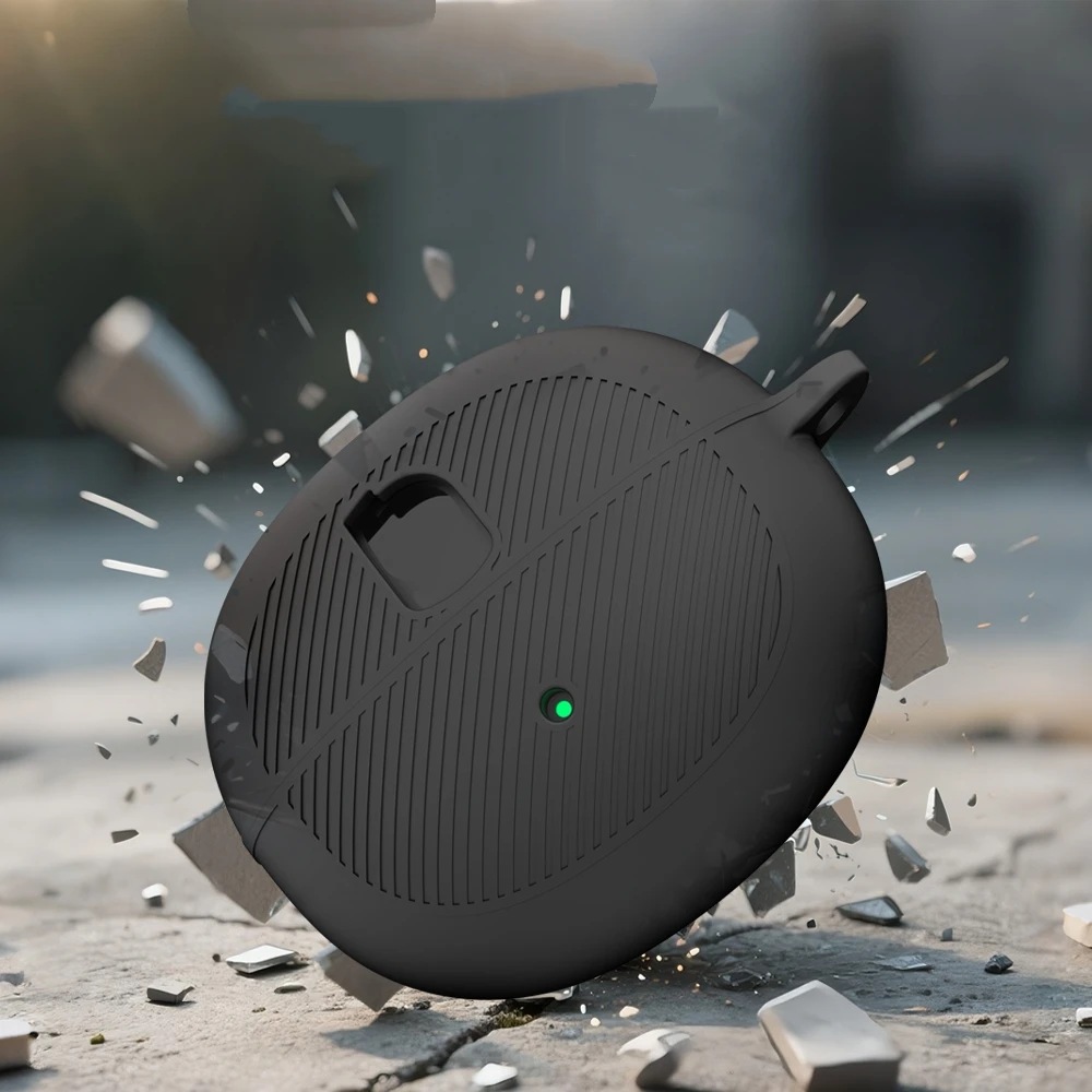 Étui de Protection en Silicone pour écouteurs Baseus BC1, Protection antichoc, manchon de Protection solide Simple avec accessoires à crochet