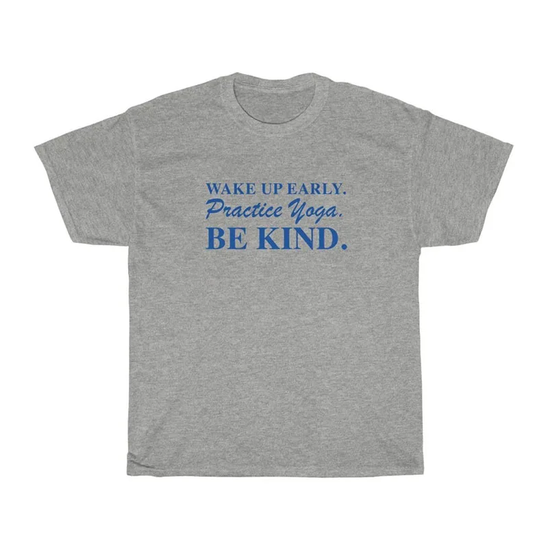 Wake Up Early Letters Printing Women Summer Y2K Short Sleeve Tops Tees Cotton Loose Casual Basic T Shirts KPOP Aesthetic Shirts