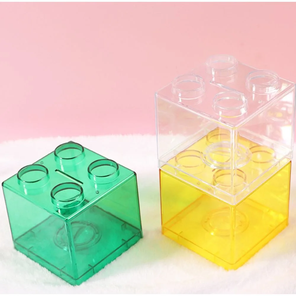 Funny   Gift Piggy Bank Change Box Home Decor Storage Box Building Block Coin Box Coin Bank Money Saving Box
