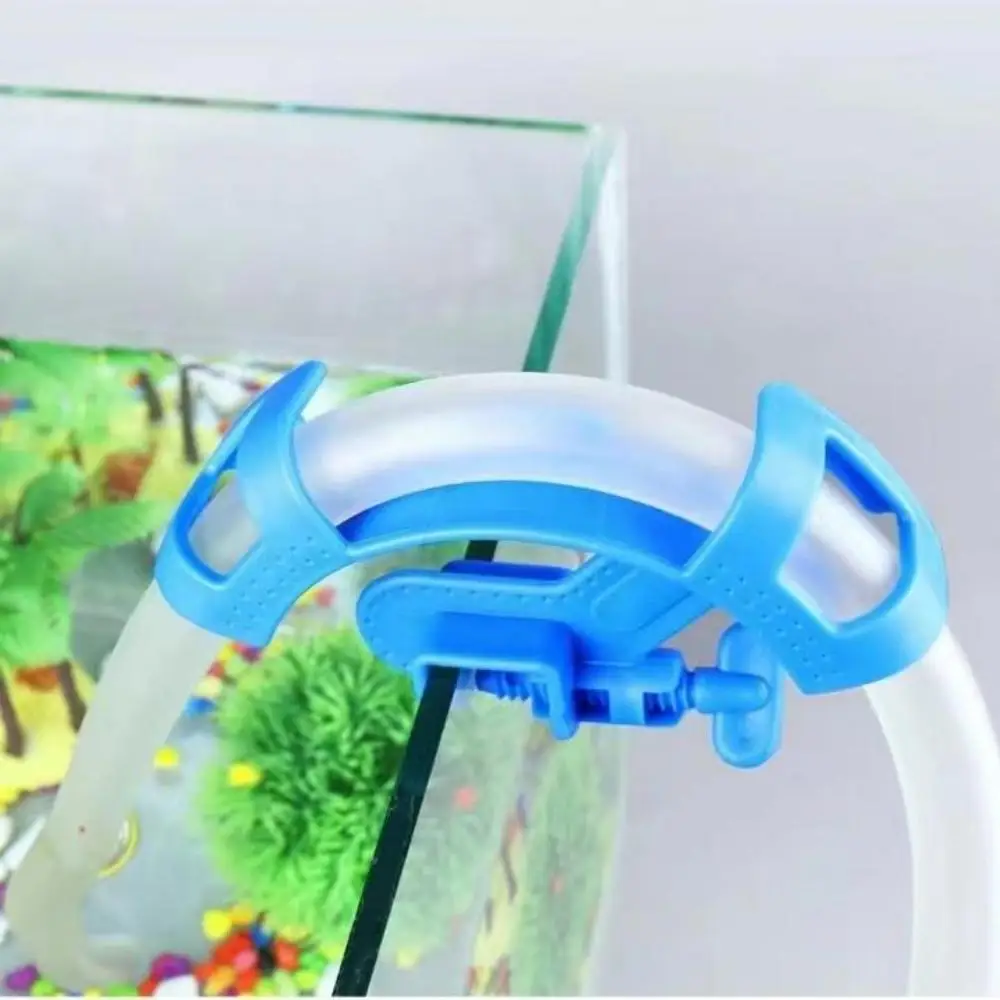 

2pcs Fish Tank Water Pipe Clips Aquarium Filtration Hose Holder Syphon Tube Flow Control Fish Tank Clean Pump Fixing Clamp