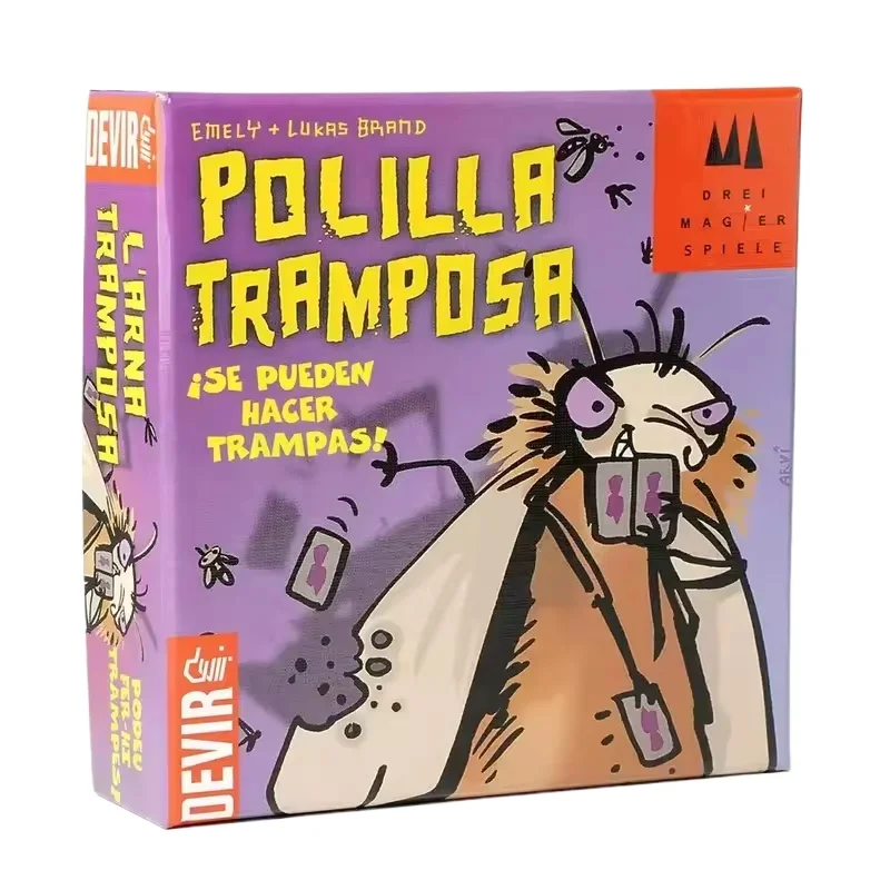 الإسبانية بوليلا ترامبوسا لعبة ببطاقات ورقية Devir-Game Moth Cheate/Royal Xiaoqiang Cheating Moth Board سطح السفينة للكبار لعب الحفلات
