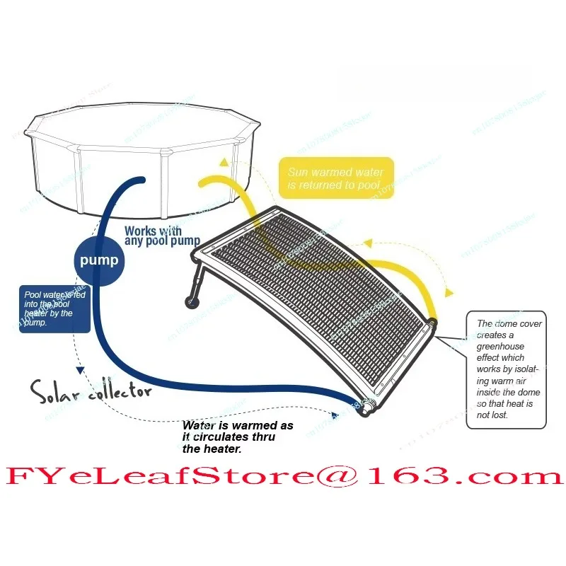 Home Multi-functional3900 Solar Pool Heater