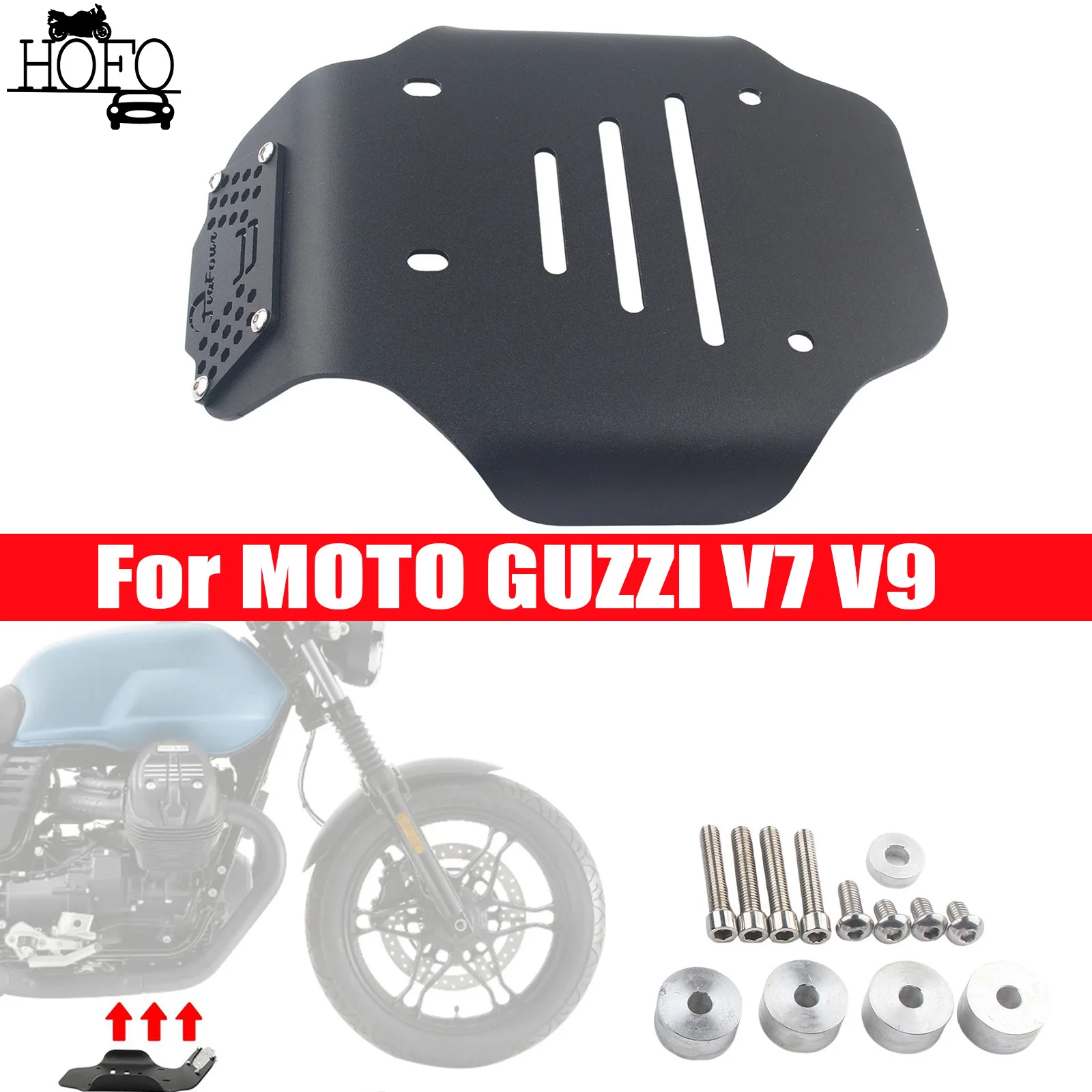 

ENGINE GUARD SKID PLATE FOR MOTO GUZZI V9 850 Bobber & V9 850 Roamer 2020-2024