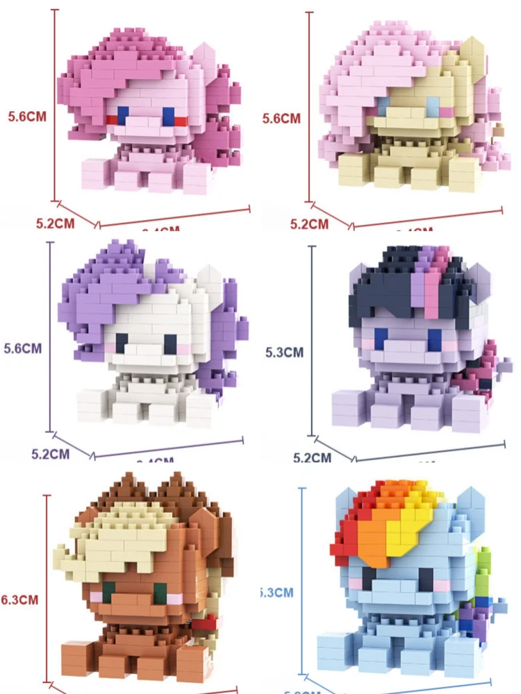 Lustige Joy My Little Pony Bausteine Lega Equestria Mädchen-Figur Twilight Sparkle Bausteine Cartoon-Charakter Spielzeug