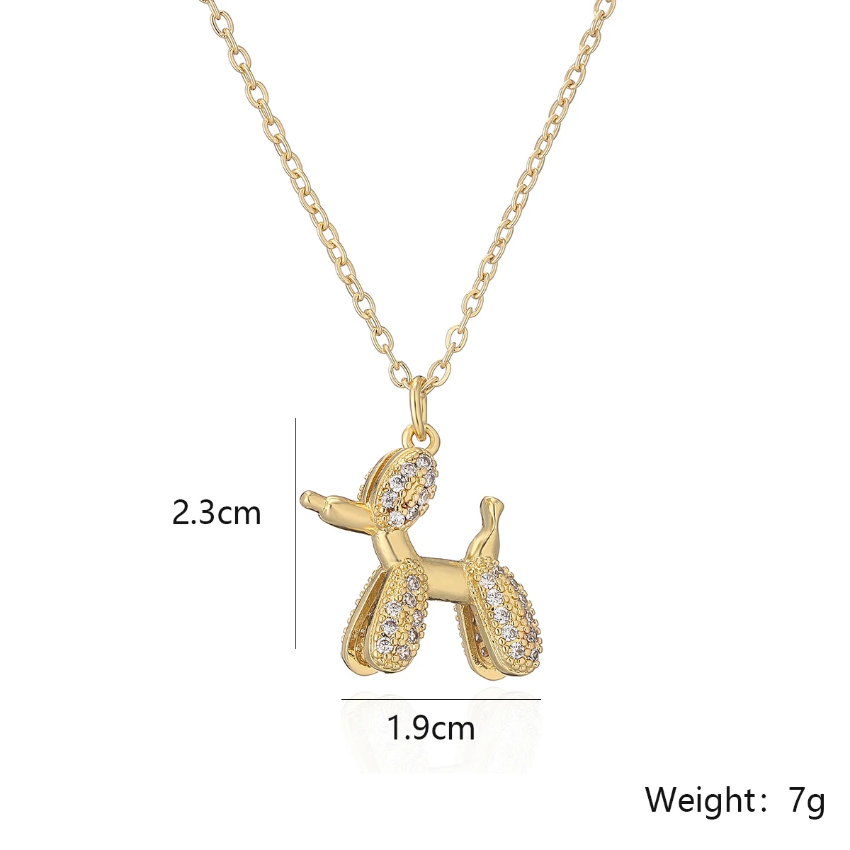 Cute Animal Pendant Necklaces For Women Girls,Delicate Cubic Zirconia Accessories, Stainless Steel Chain Party Daily Jewelry