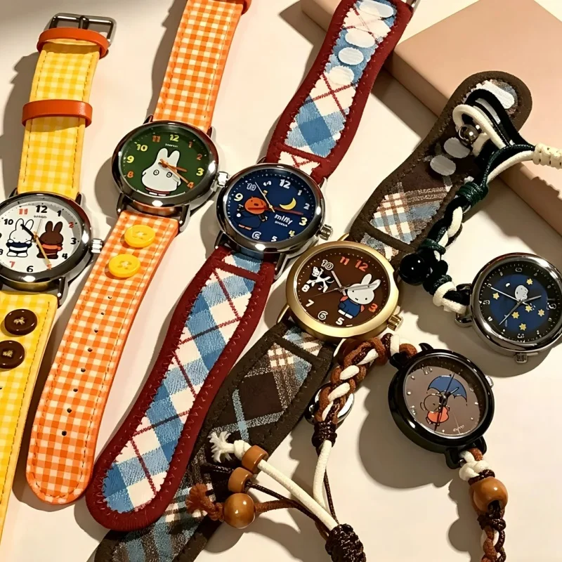 Original Boxfun Miffy Melanie Boris Bär Blind Box Uhr Armbanduhr Taschenuhr Sammlerstück Spielzeug Kawaii Sammelfigur Geschenk