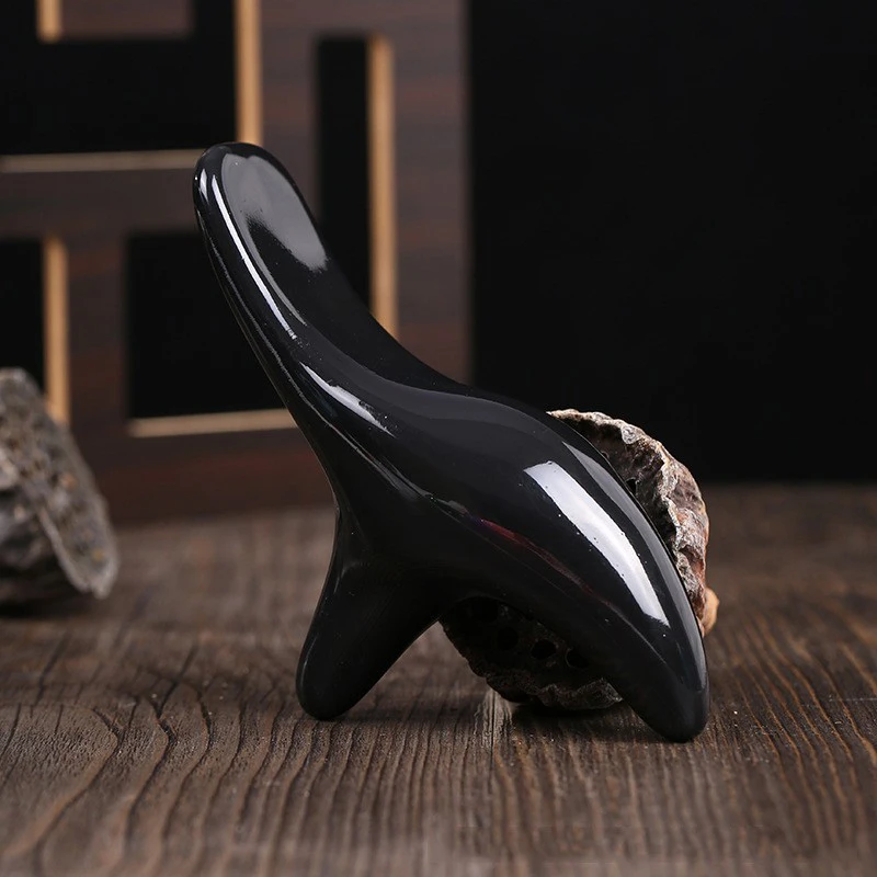1Pcs Sandalwood Triangle Sparrow Foot Point Scraping and Stretching Stick Foot Muscle and Vein Unblocking Device Foot Massager