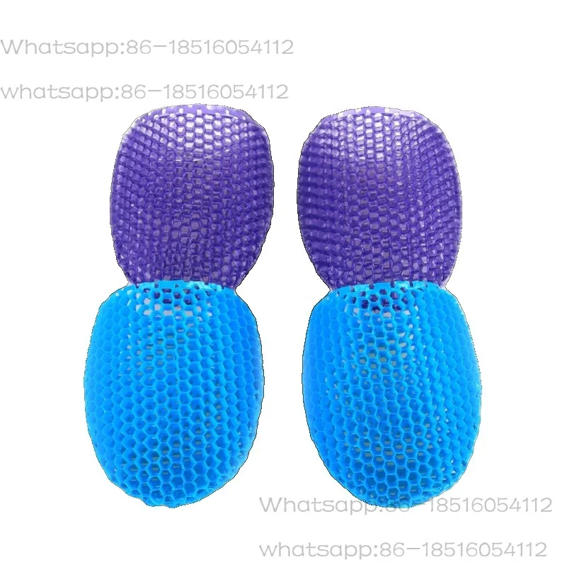 Outdoor Honeycomb Antibacterial Cleaning Bath Gloves, Exfoliating Bath, Rubbing Bath, Makeup Remover Finger Cover