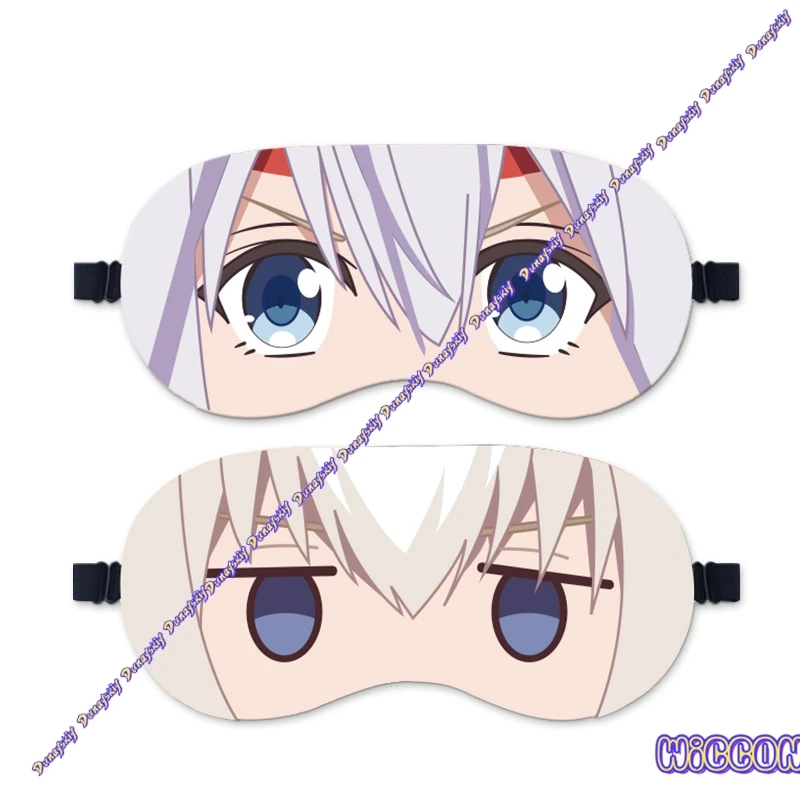 Game Umamusume Pretty Derby Tamamo Cross Cosplay Eye Mask Eye Patch Cartoon Style Suitable for Men Women Sleeping Use - view 4