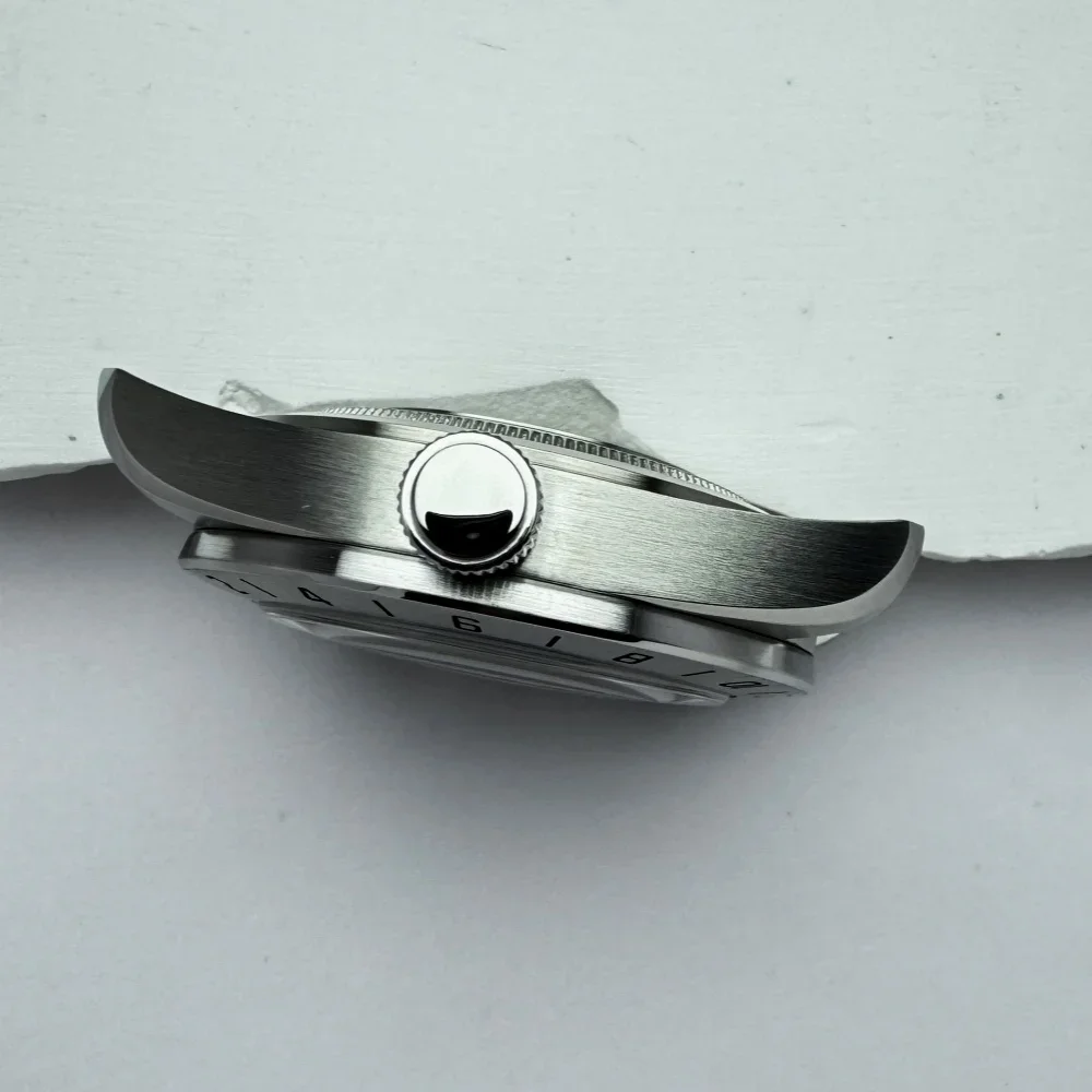 40mm EXP 24 시간 GMT 스틸 베젤 시계 케이스 4R35 4R36 NH34 NH35 무브먼트 사파이어 익스플로러 시계 액세서리 PVD