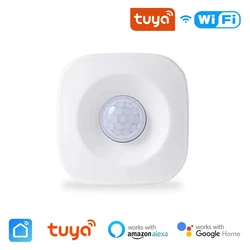 Смарт-датчик движения Tuya Wi-Fi, датчик движения с поддержкой Wi-Fi и Alexa/Google Home