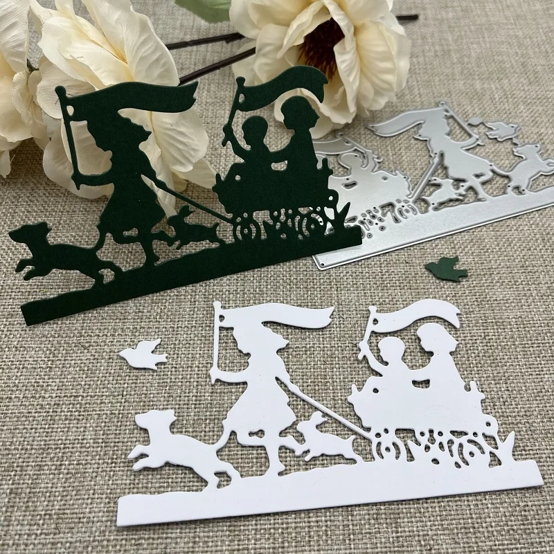 Kids outing Metal Cutting Dies Stencils For DIY Scrapbooking Decorative Embossing Handcraft Die Cutting Template Mold