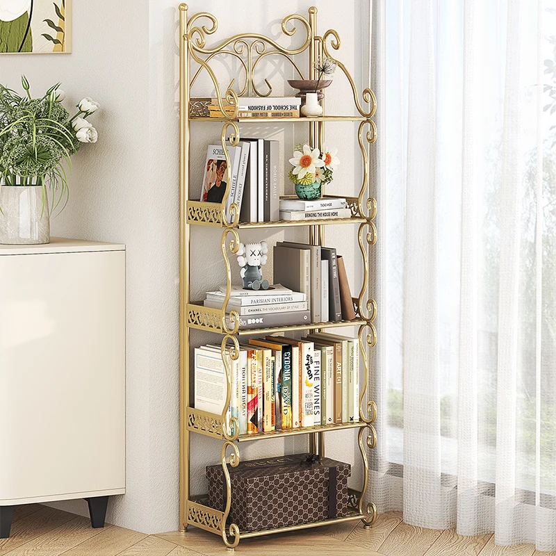 Simple bookshelf floor-to-ceiling modern simple household multi-functional living room multi-layer shelf children and students s