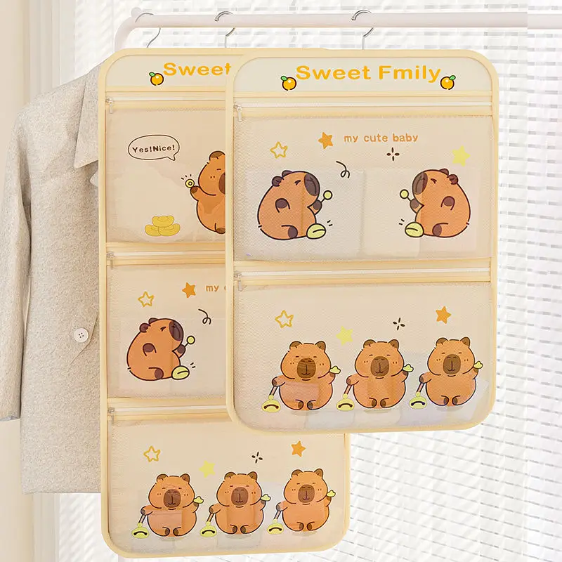 

Socks Underwear Storage Hanging Bag Household Wardrobe Underwear Hanging Mesh Pocket Storage Dormitory Socks Finishing Artifact