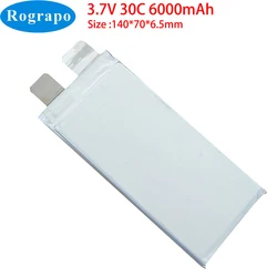 New 3 Pcs/Lot 3.7V 6000mAh DIY OEM Bare Cell 30C Battery For Car Wanta Car Jump Starter