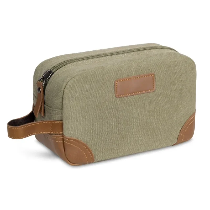 

Men's portable canvas travel toiletries waterproof storage bag Travel Toiletry Bag Waterproof Storage Organizer for Toiletries