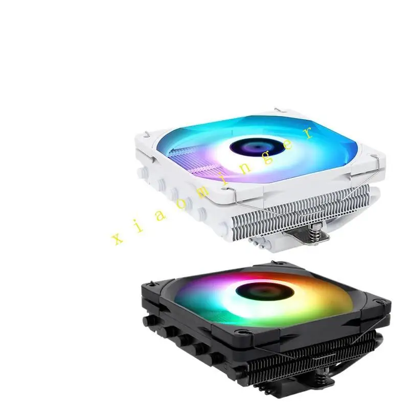 Thermalright AXP120-X67 White ARGB 6 Heat Pipe Thin Push Down CPU Cooler For ITX Small A4 Case For LGA1700 115X 1200 2011 AM4