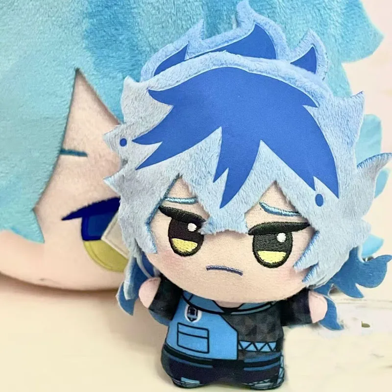 

Twisted Wonderland Pendant Idia Shroud Plush Doll 10cm Cartoon Printed Idia Stuffed Plusie Toys Fans Collect XMAS Present Gift