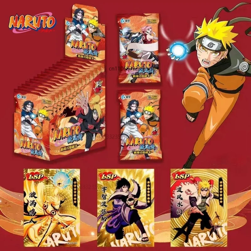 Tarjeta de colección NARUTO para niños Namikaze Minato Uchiha Itachi, fantasía japonesa, aventura, Anime, tarjeta de juego limitada, regalos para niños