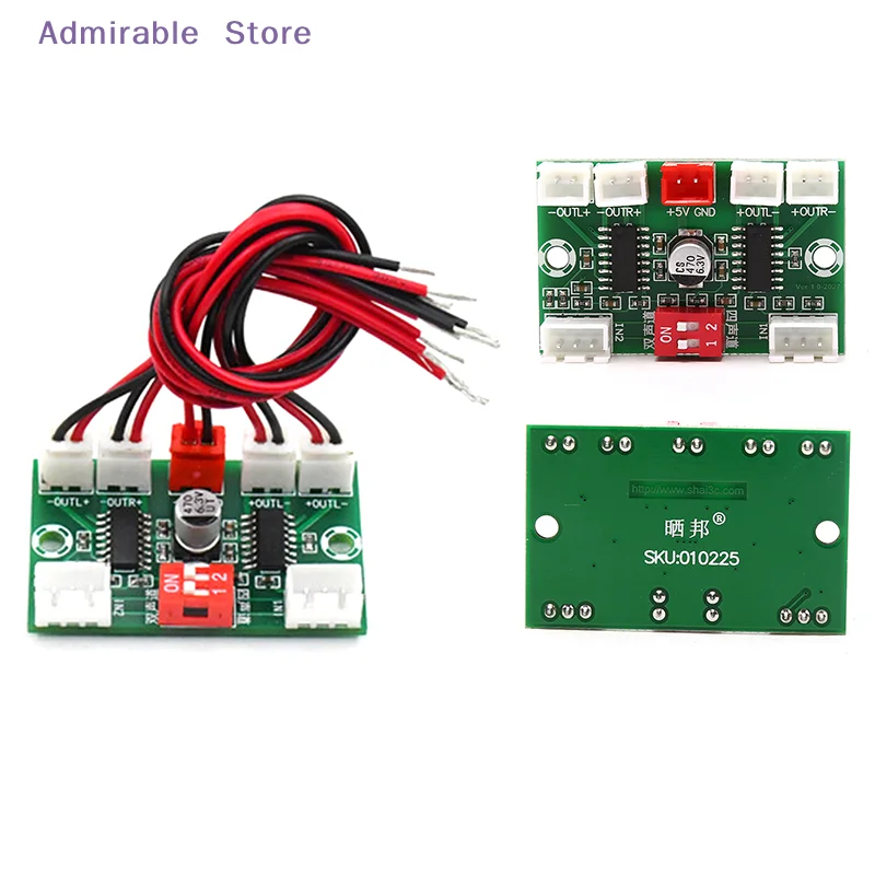 [W]Mini PAM8403 Digital Audio Amplifier Board 4 Channels 3W*4 DC 5V Stereo Sound