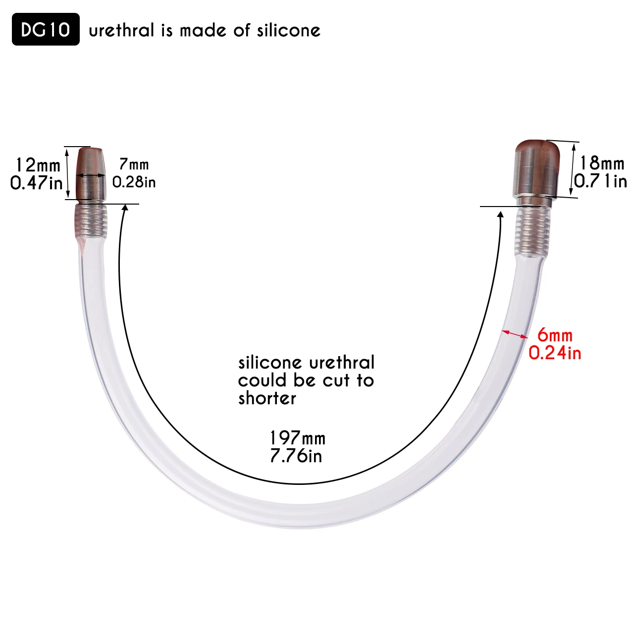 FRRK ثابت مجرى البول مقلوب سلبي شقة ذكر العفة قفص مع قسطرة السيليكون فراشة السيسيس القضيب مقاومة قفل الديك #4