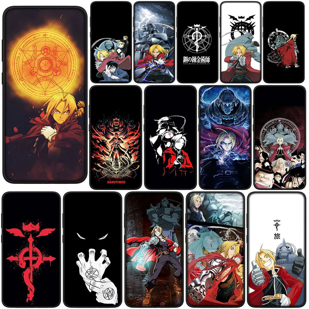 Fullmetals Alchemis Edwards Elric Cover Phone Case for Xiaomi Poco X6 M6 X3 NFC GT X4 M4 M6 Pro F3 C40 Funda Soft Casing