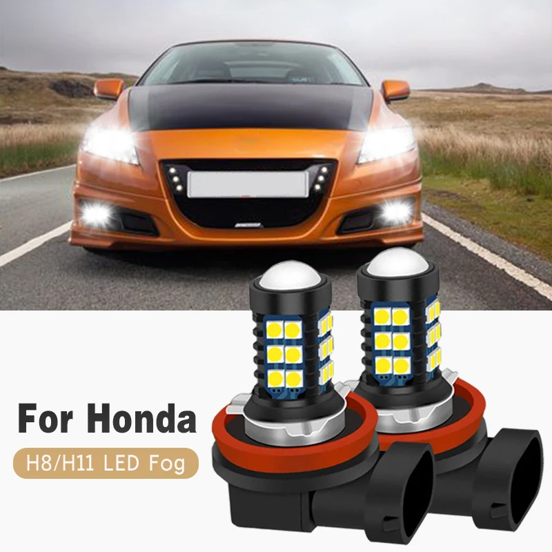 2Pcs LED Lamp Car Front Fog Light Car Accessories For Honda CR-Z CRZ 2011 2012 2013 2014 2015 2016 car Front Fog Light 12v