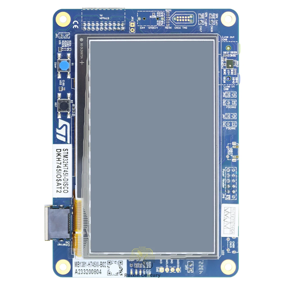 FOR STM32H745I-DISCO STM32H745XIH6 Discovery Kit Development Board Dual-Core Cortex-M7/M4 4.3 LCD Ethernet STLINK-V3E