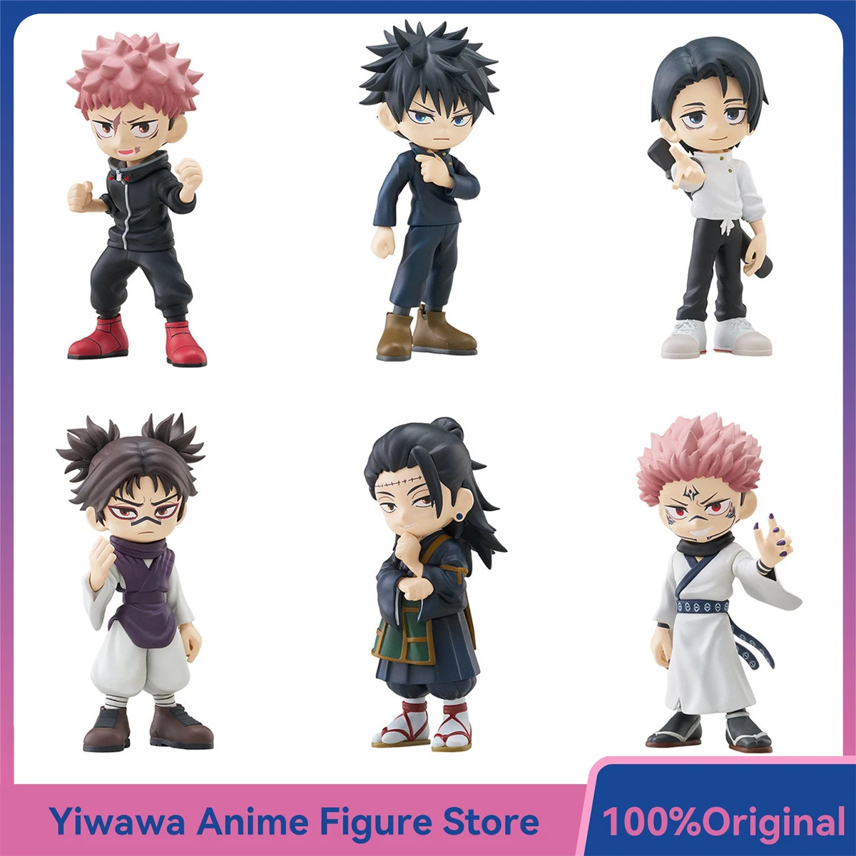 

Коллекционная аниме-фигурка Bushiroad: Итадори Юдзи, Фушигуро Мегуми, Оккоцу Юта, Сукуна, Чосо — Jujutsu Kaisen: Игра на выживание