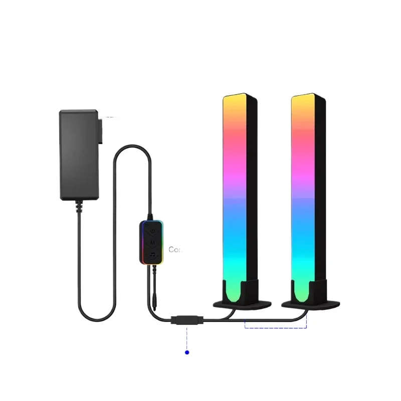 

Black Sound Rhythm TV DJ Ambient Game Aurora Strobe Smart Stream Light Bar Rgb Led Light Bar