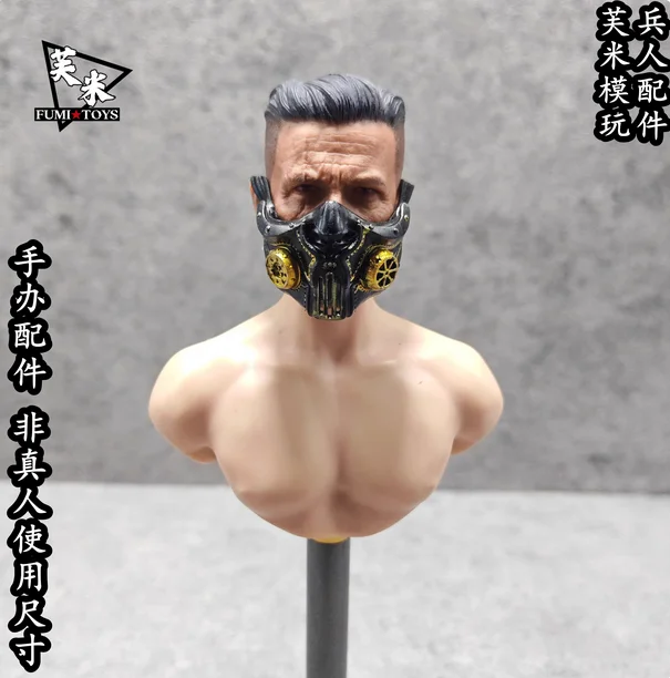 1/6 1/12 Male/Female Soldier Mask Model 12'' 6''Action Figures