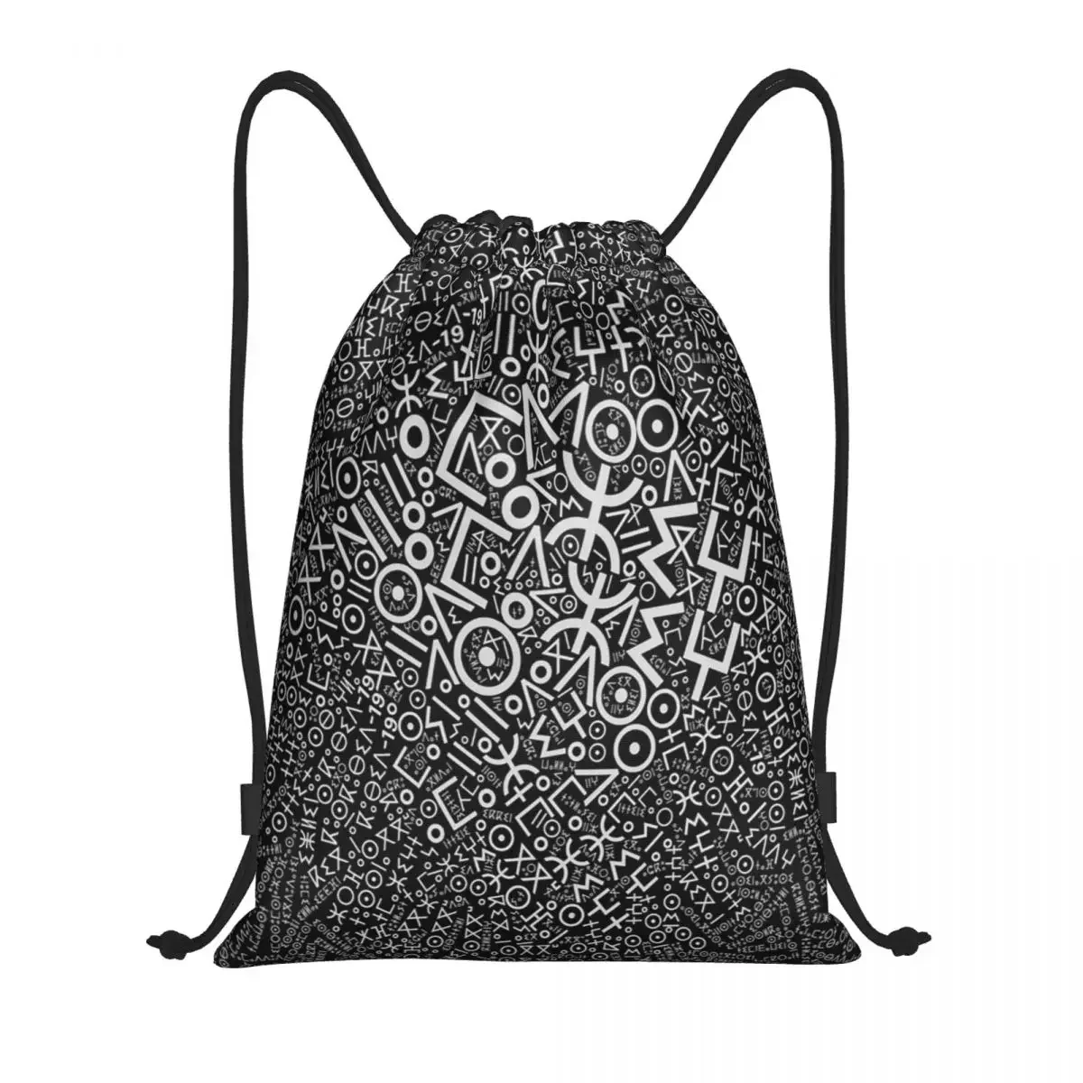 

Imazighen World Flag Amazigh Alphabet Tifinagh Drawstring Bag Women Men Foldable Gym Sports Sackpack Shopping Backpacks