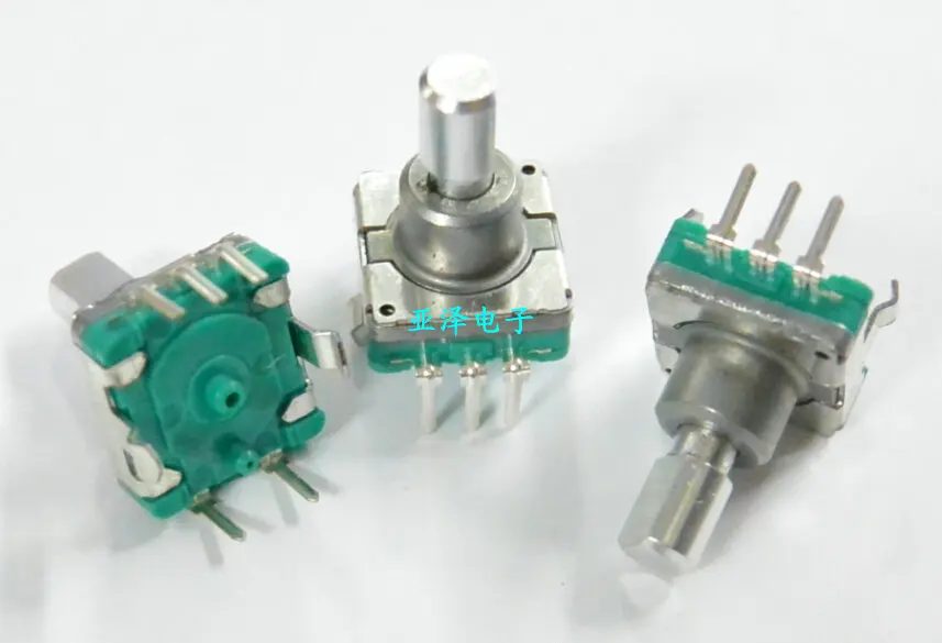 

Japan ALPS EC11 encoder potentiometer 30 positioning number 15 pulse axis 12MM with switch