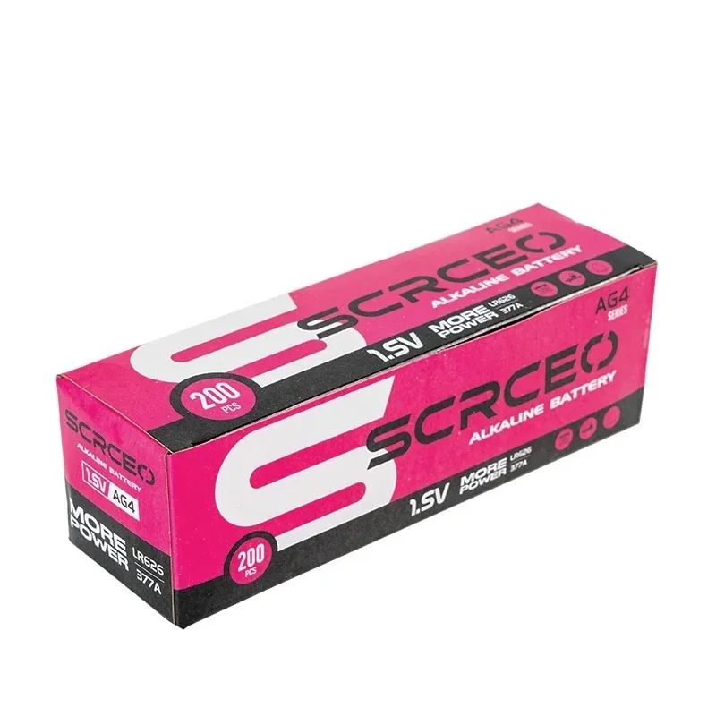 100 قطعة AG4 LR626 1.55 فولت بطارية ساعة قلوية 377 SR626 177 626A 377A CX66W لعبة آلة حاسبة مفتاح السيارة على مدار الساعة خلية زر #6