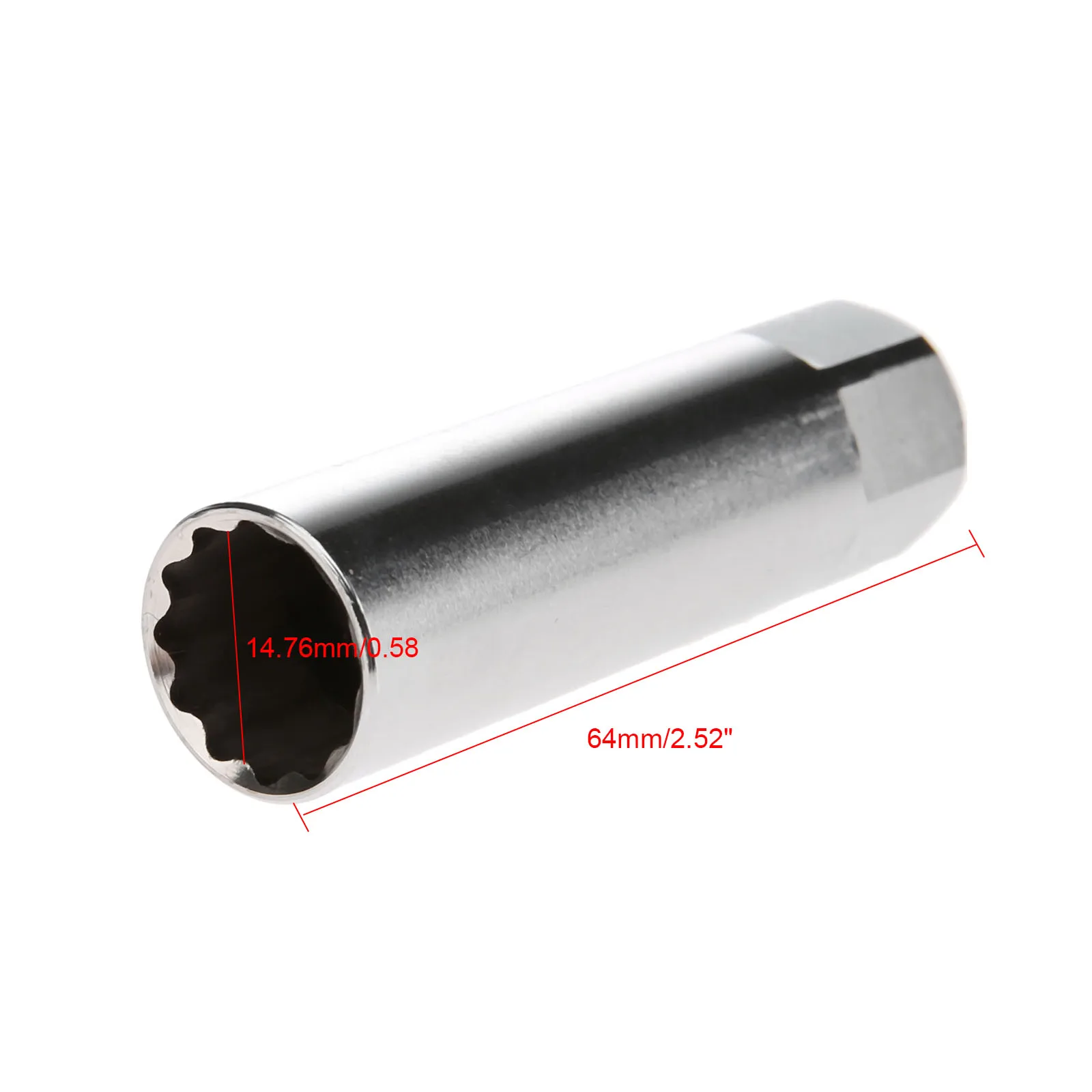 Car Magnetic Spark Plug Socket Thin Wall 3/8