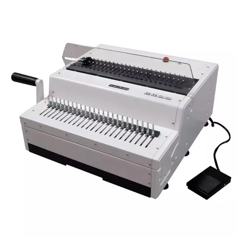 CD600A 4 in 1 Function Electric Spiral Coil Comb Wire Calendar Binding Machine